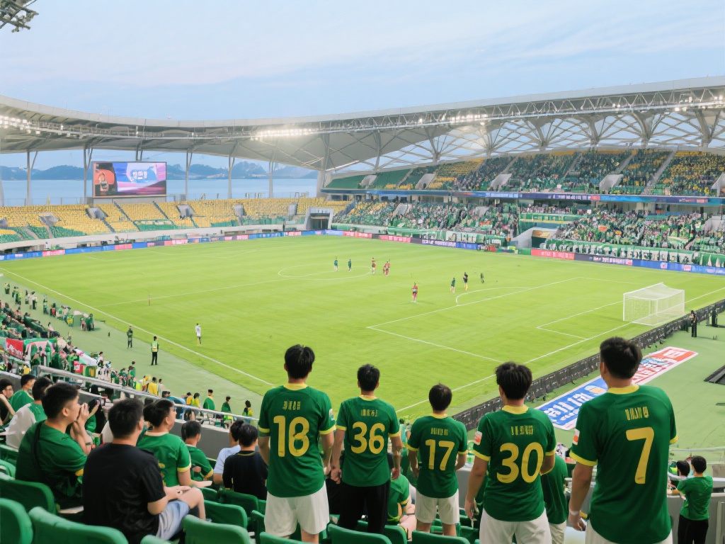 英博主场大战国安,大连梭鱼湾座无虚席 无论是对英博而言的主场荣耀,还是国安的挑